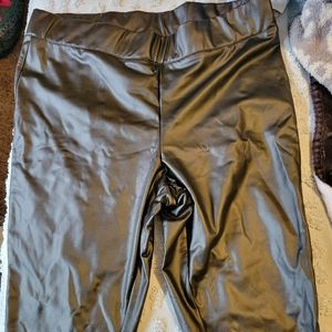 A New Day brand faux leather pants